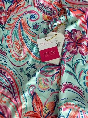 Stella Parker Mint Paisley dress cover up